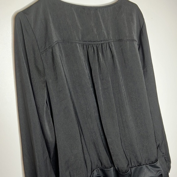 NWT American Eagle Black Faux Wrap BodySuit - Picture 12 of 12